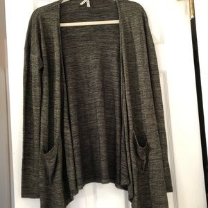 Cozy black and brown wrap